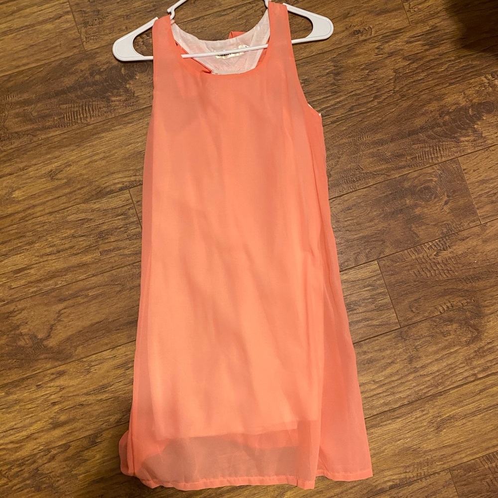 Orange dress
